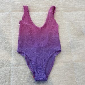 Pink/purple ombré swimsuit - BOUND